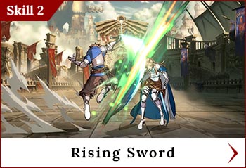 
	<span class='skilltitle'>Rising Sword</span>   <span class='skillsubtitle'>[Invincible]</span>
	<br>
	Performs a rising attack.
	<br>
	<img src='../images/psbuttons/square.png'> / <img src='../images/psbuttons/triangle.png'> : Cannot be blocked by midair foes immediately after start-up.
	<br>
	<img src='../images/psbuttons/circle.png'> : Gran will attack twice.  The first attack cannot be blocked by midair foes.
	