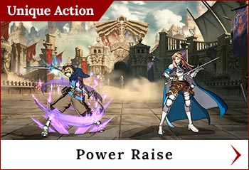 
	<span class='skilltitle'>Power Raise</span>
	<br>
	Charges before releasing a slash attack.  This skill can be charged up to five levels and gains invincibility at level five.
	