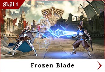 
	<span class='skilltitle'>Frozen Blade</span>   <span class='skillsubtitle'>[Projectile]</span>
	<br>
	<img src='../images/psbuttons/square.png'> : Fires a slower shot.
	<br>
	<img src='../images/psbuttons/triangle.png'> : Fires a faster shot.
	<br>
	<img src='../images/psbuttons/circle.png'> : Fires a three-hit shot.  The additional hits will force a longer block stun on the foe, so it can be safe to use at close range too.
	
