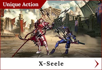 
	<span class='skilltitle'>X-Seele</span>   <span class='skillsubtitle'>[Command Throw]</span>
	<br>
	Doesn't deal any damage, but this vertical throw can be followed up with additional attacks.  Try to land one at close range when the foe is blocking.
	